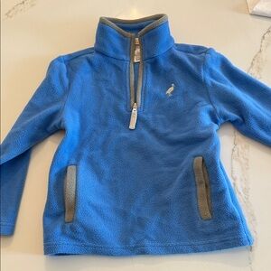 The Beaufort Bonnet Company Blue and Gray Fleece Pullover